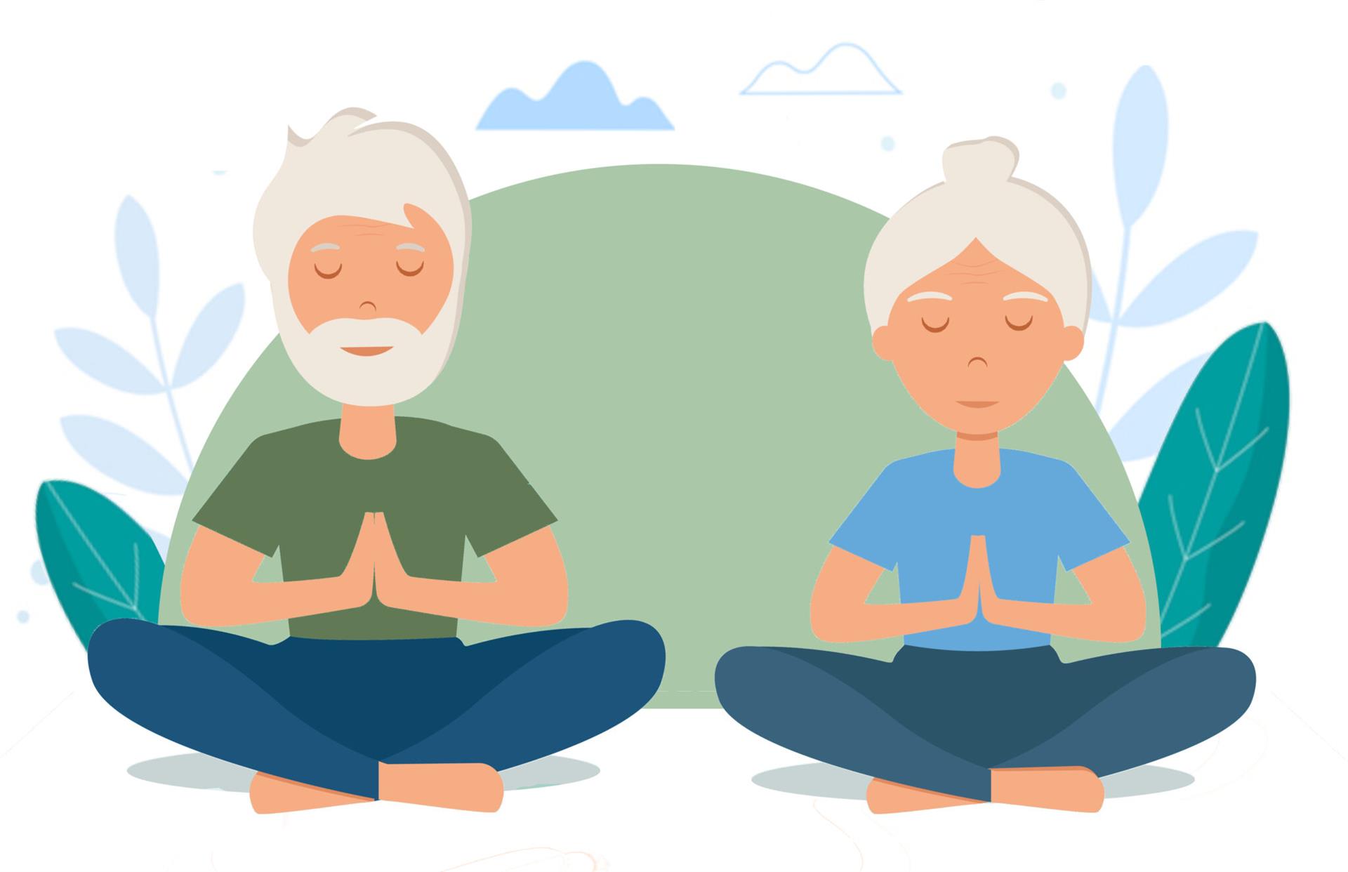 A woman, sitting down.